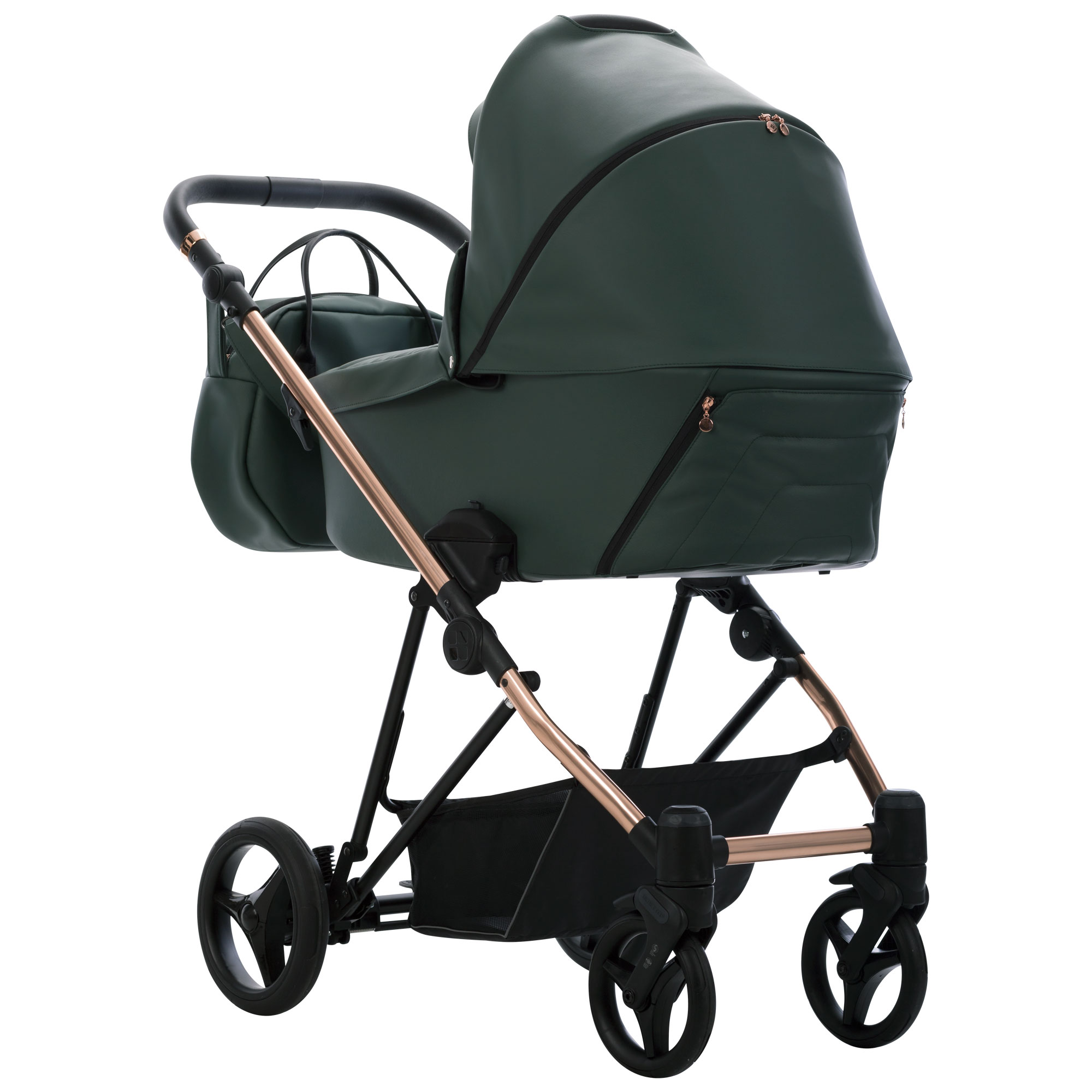Коляска 2в1 Bebetto Yoddi Premium Class зеленый - фото 3
