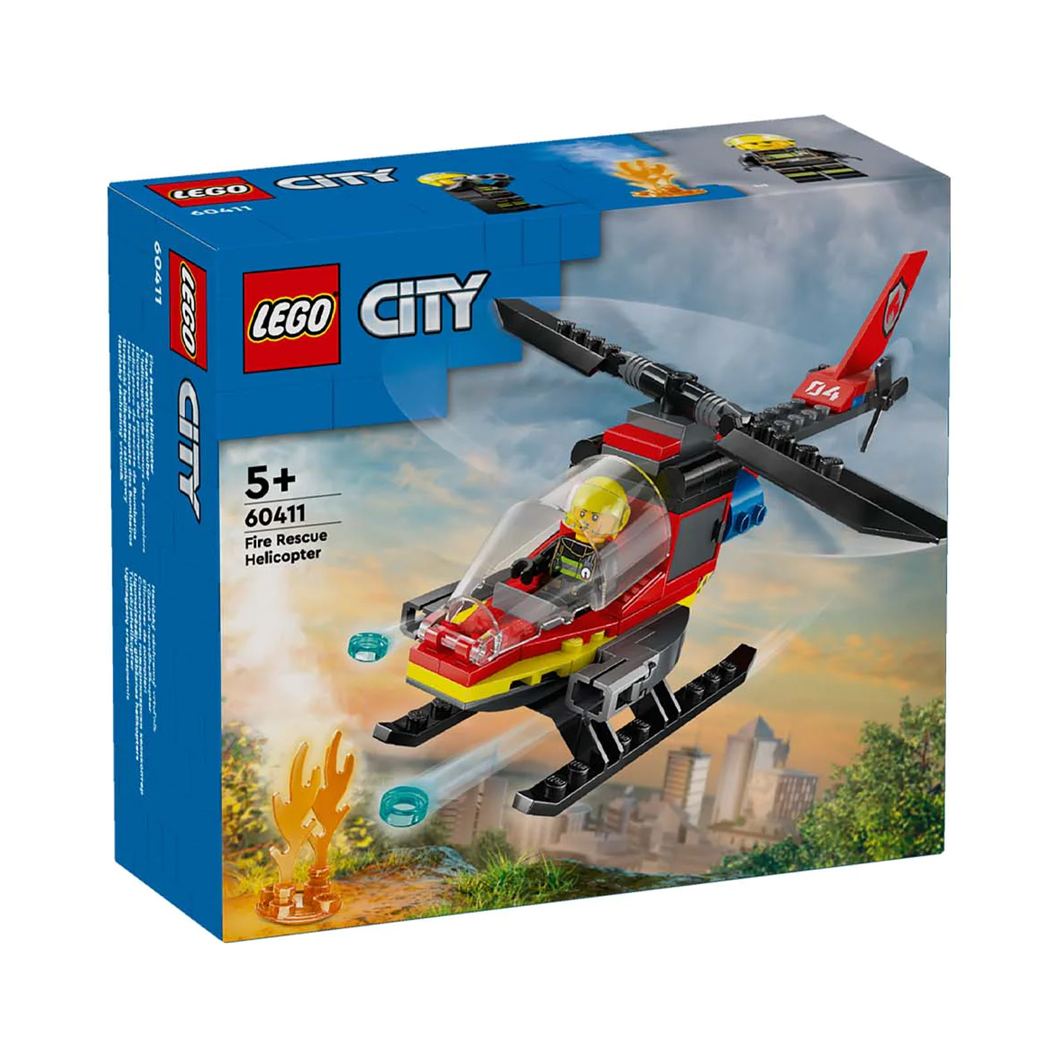 Конструктор LEGO City Пожарно-спасательный вертолет - фото 10