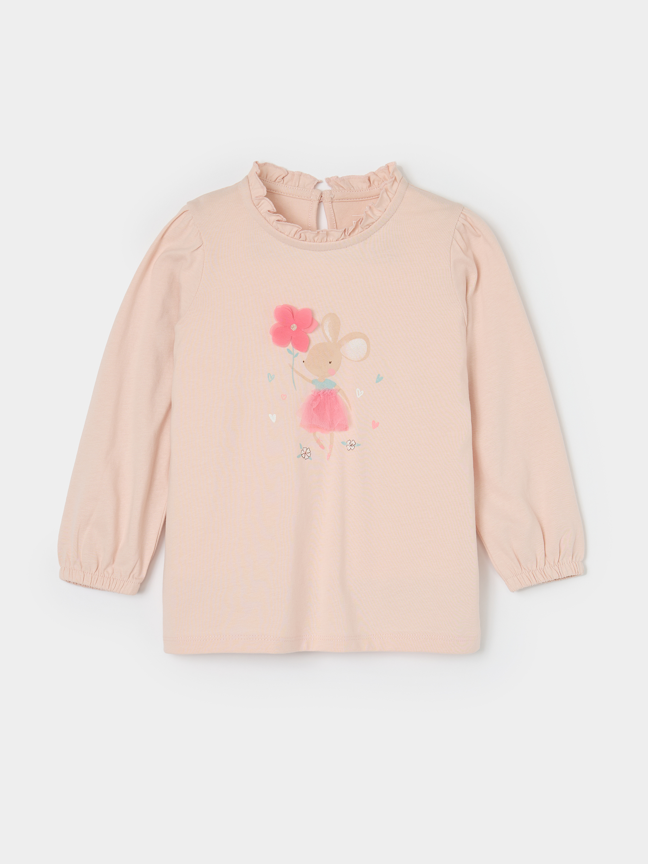 Блузка BabyGо с объёмным декором KG-AW26-2BGig-JJ - фото 1