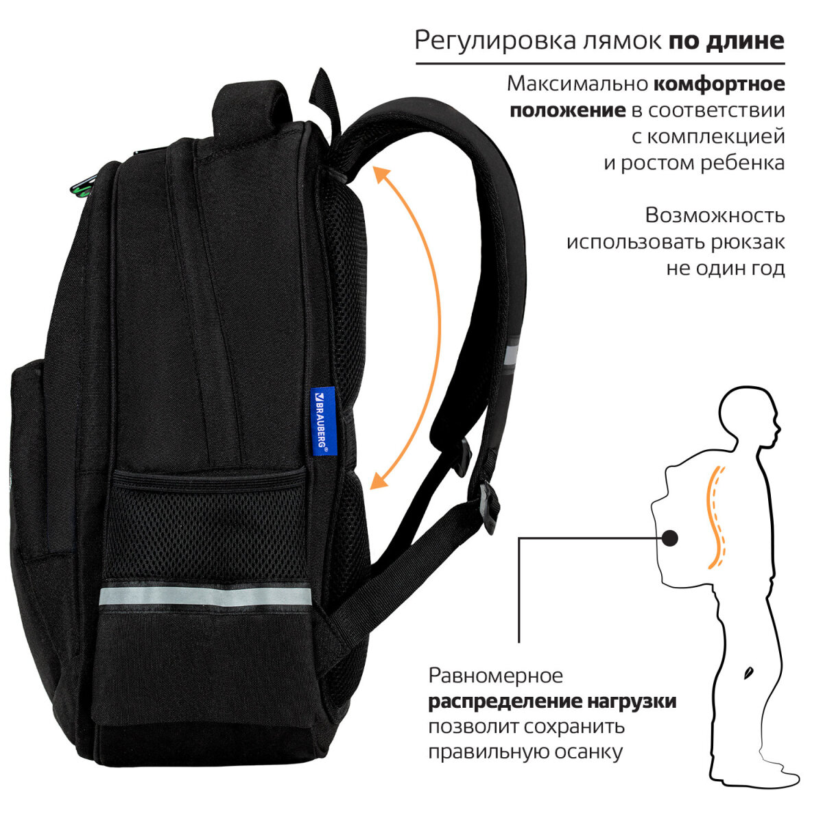 Рюкзак Brauberg - фото 5