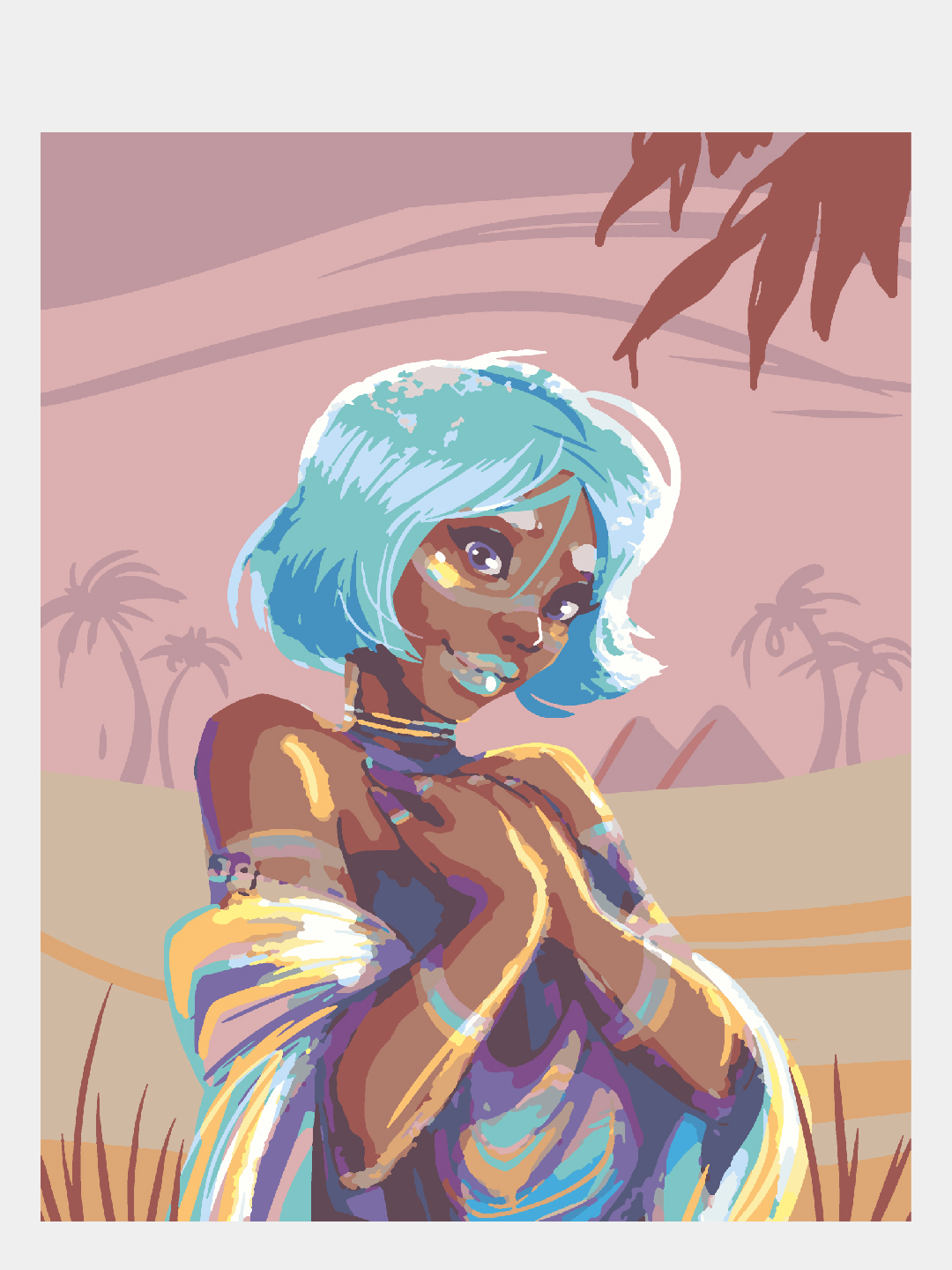 Картина по номерам Selfica Нежный мираж - фото 1