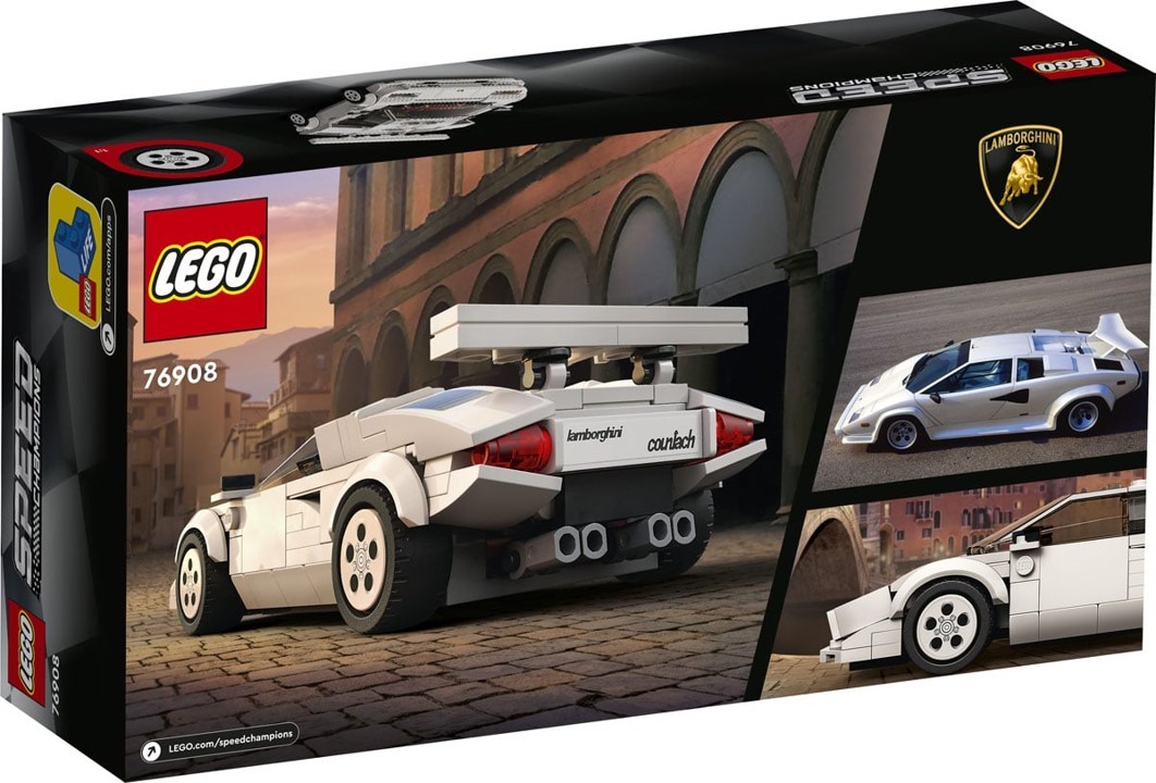 Изображение товара LEGO Speed Champions Lamborghini Countach 76908 конструктор 319 деталей для детей и взрослых