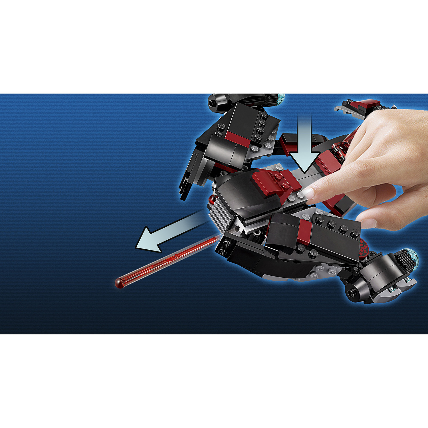 Конструктор LEGO Star Wars Истребитель Затмения блочный - фото 7