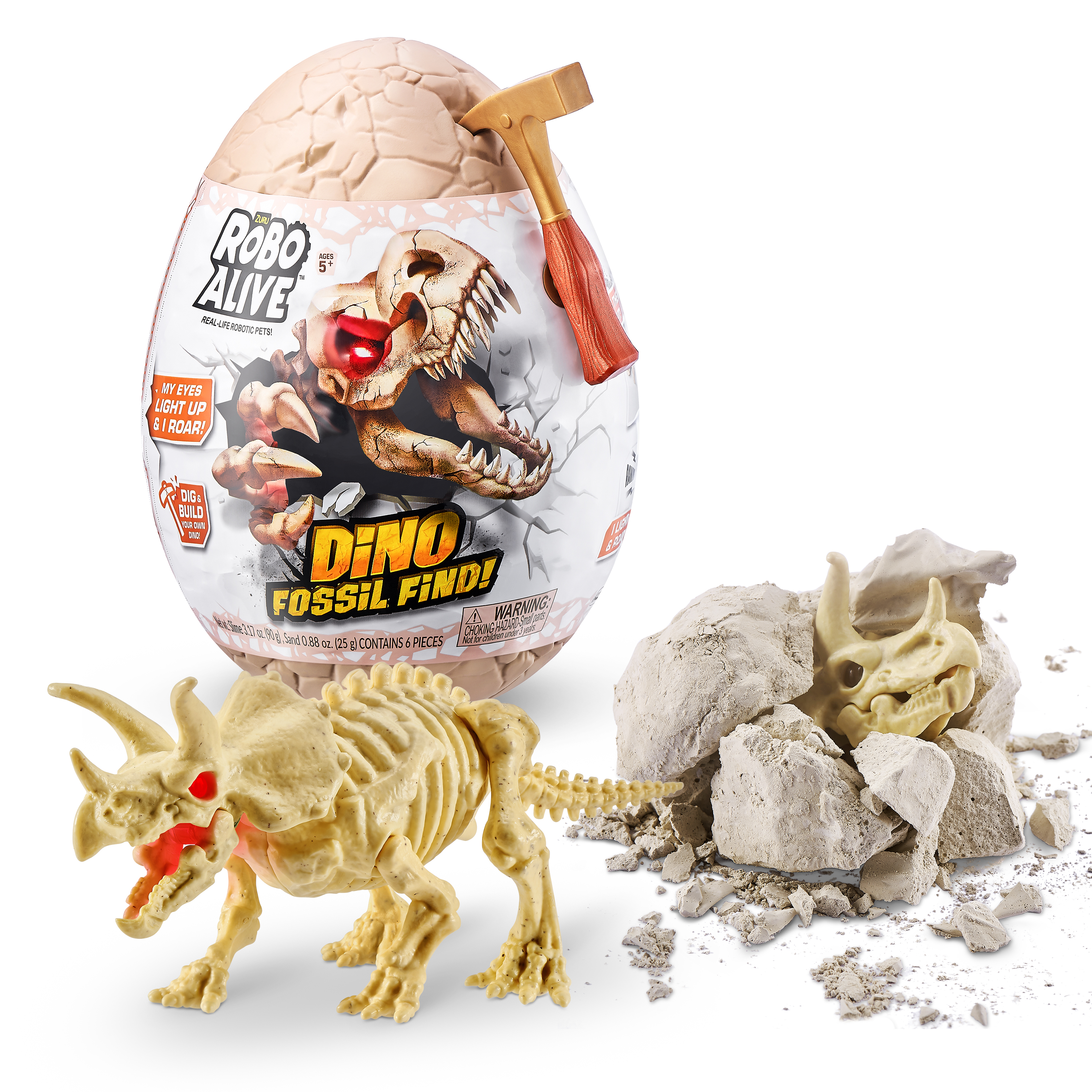 Набор для раскопок Zuru ROBO ALIVE Dino Fossil Find - фото 9