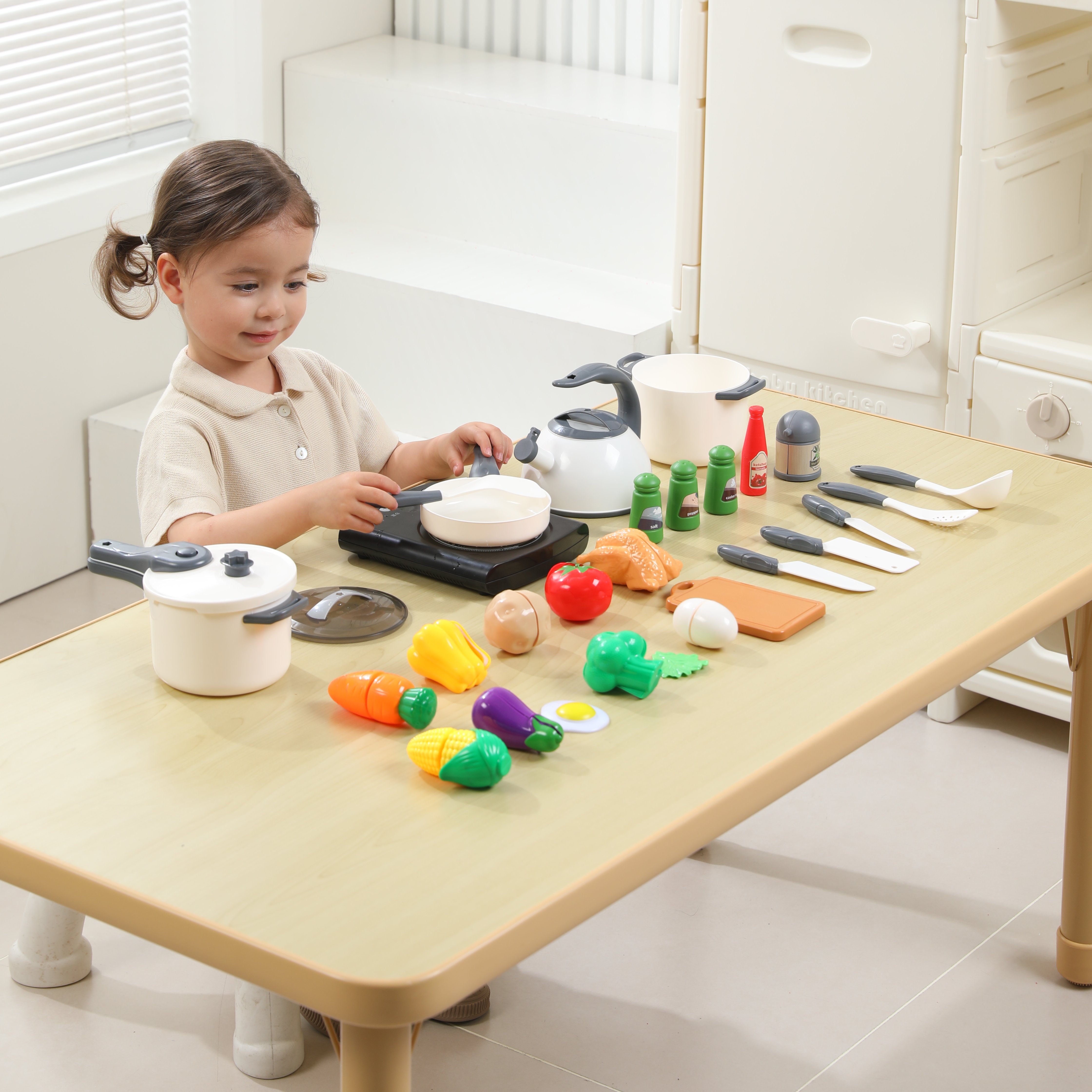 Игрушка UNIX Kids посуда, продукты 48 предм. - фото 16