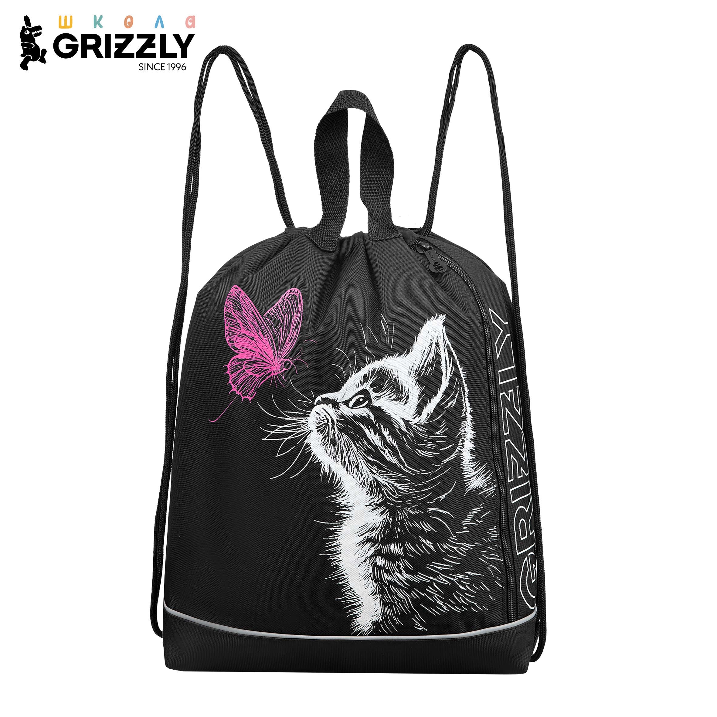 Мешок для обуви Grizzly Котик - фото 1
