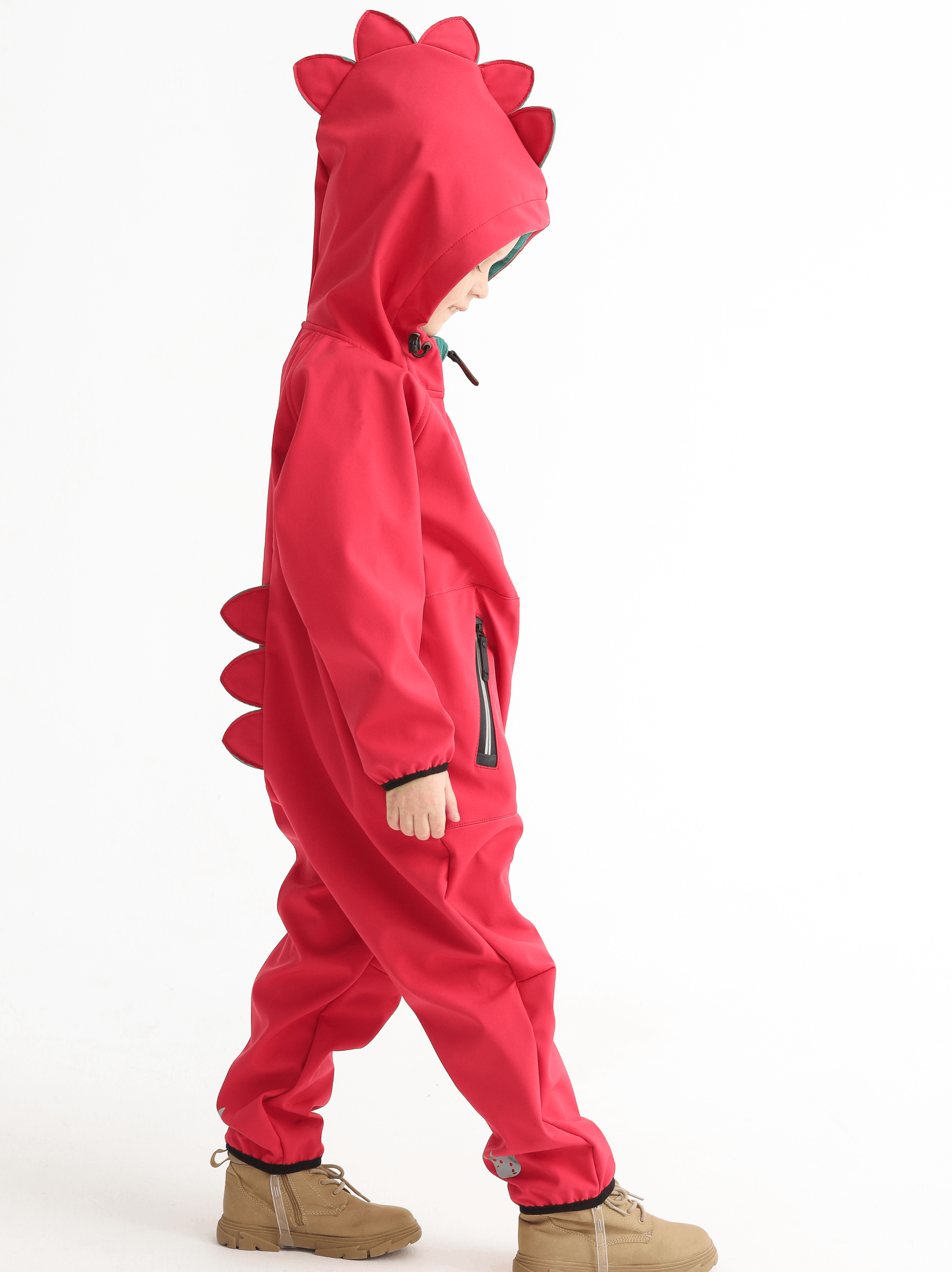 Комбинезон MINIDINO B-KOM-004/ДКомбинезон софтшелл детский Дино клубника - фото 1