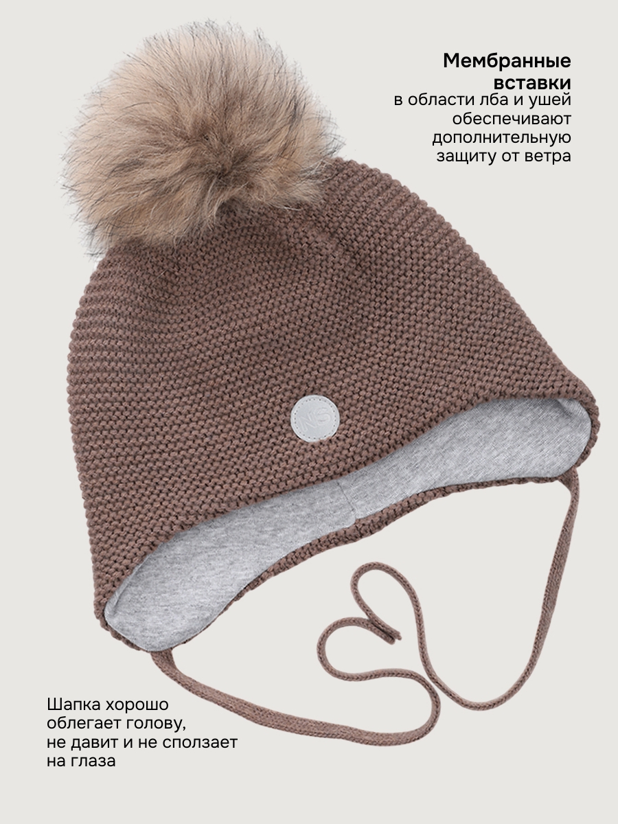 Шапка NIKASTYLE 11з15525 кофе - фото 6
