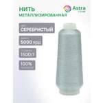 Нитки Astra Craft 150D/1 5000 ярд F-100 1 шт FMS3046 серебро
