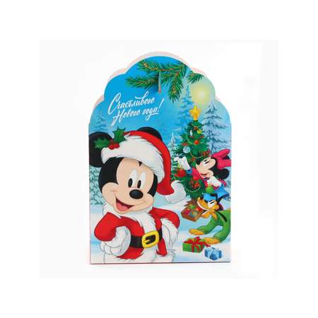 Коробка складная, новогодняя Disney \"Счастливого Нового года\", 17 х 25 х 8 см