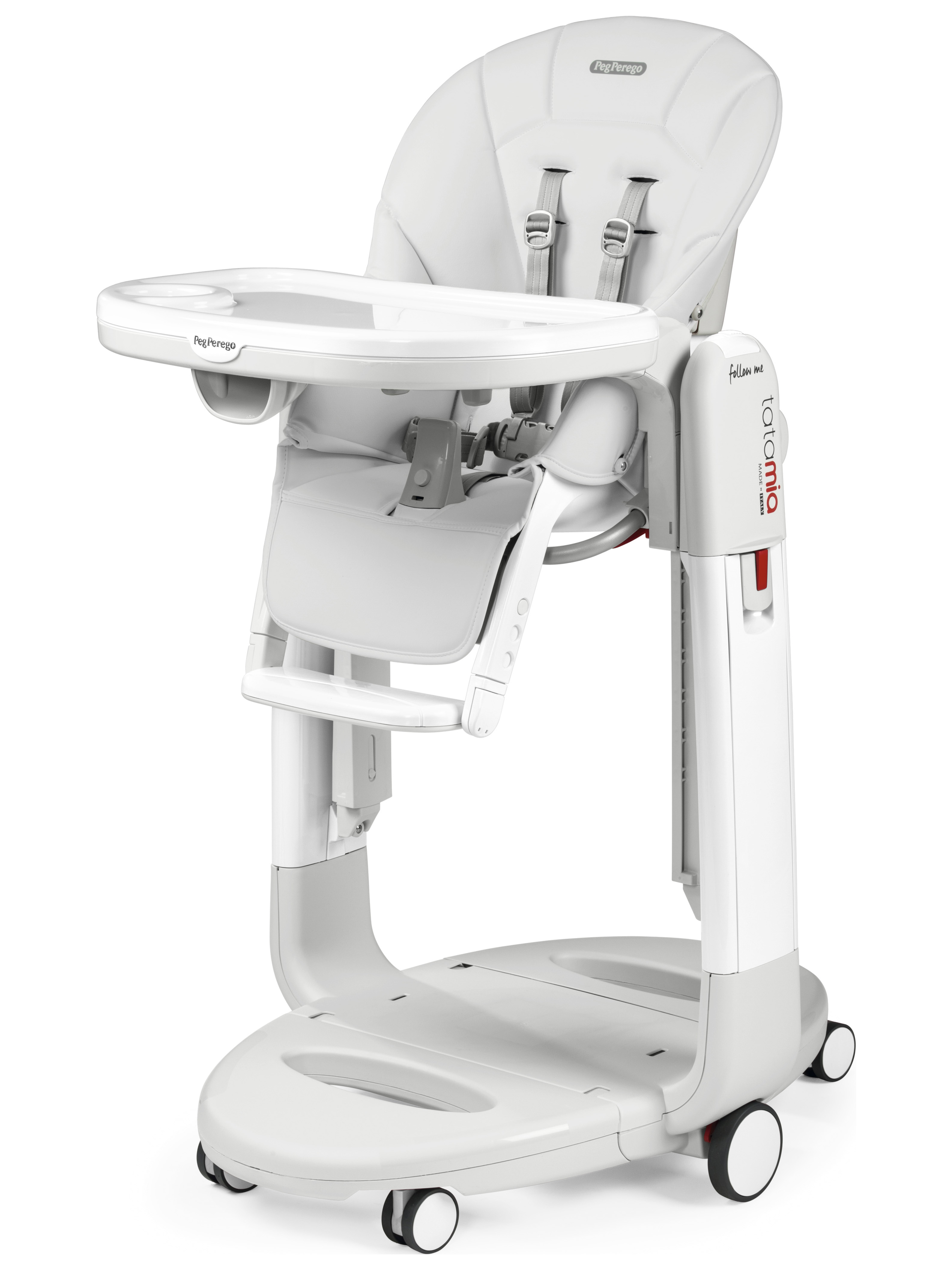Стульчик для кормления Peg-Perego Tatamia Follow Me белый - фото 1