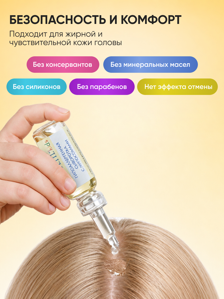 Сыворотка Ринфолтил Для роста волос Детям с 3 лет - фото 8