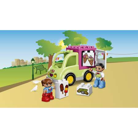 Конструктор LEGO DUPLO Фургон с мороженым блочный