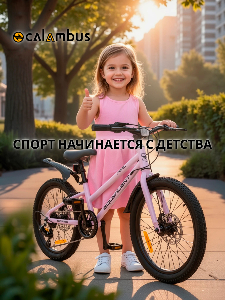 Двухколесный велосипед EQUIVALENT 20 дюймов - фото 2