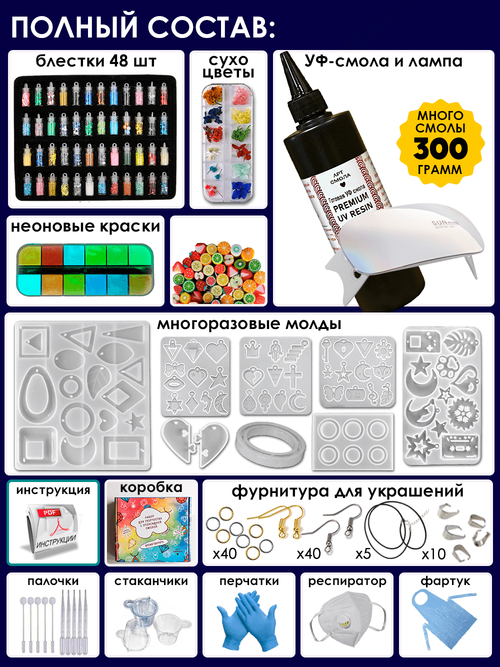 Набор для творчества Арт Смола эпоксидная смола BN-160 - фото 2