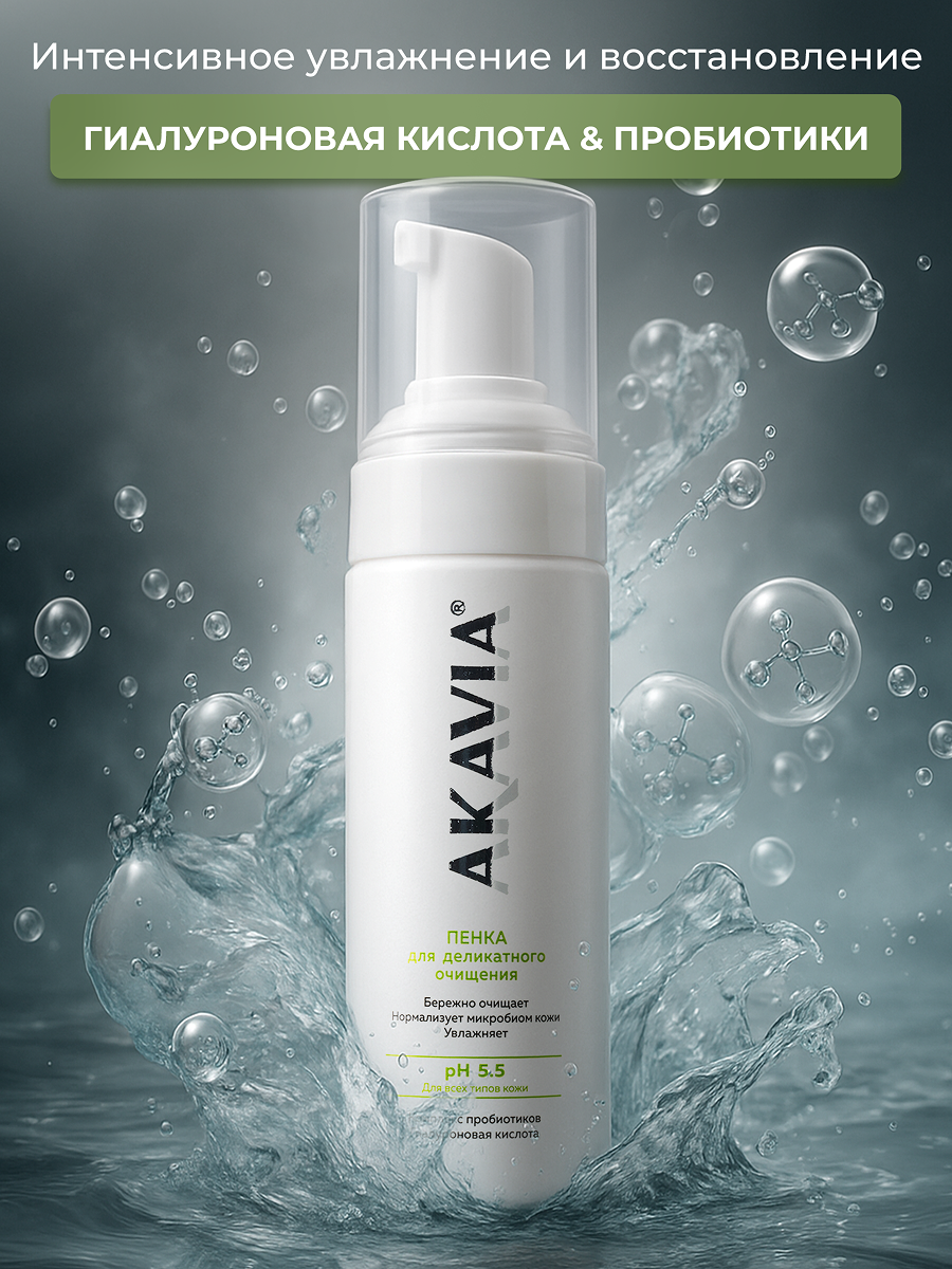 Пенка АКАВИЯ Пенка для очищения кожи лица - фото 6