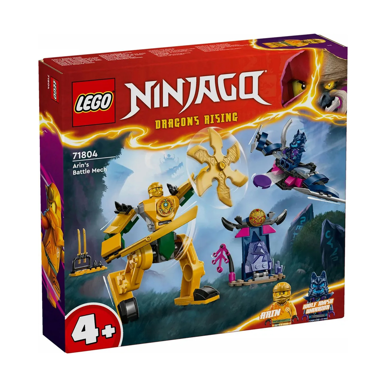Конструктор LEGO NINJAGO Боевой робот Арина блочный - фото 7