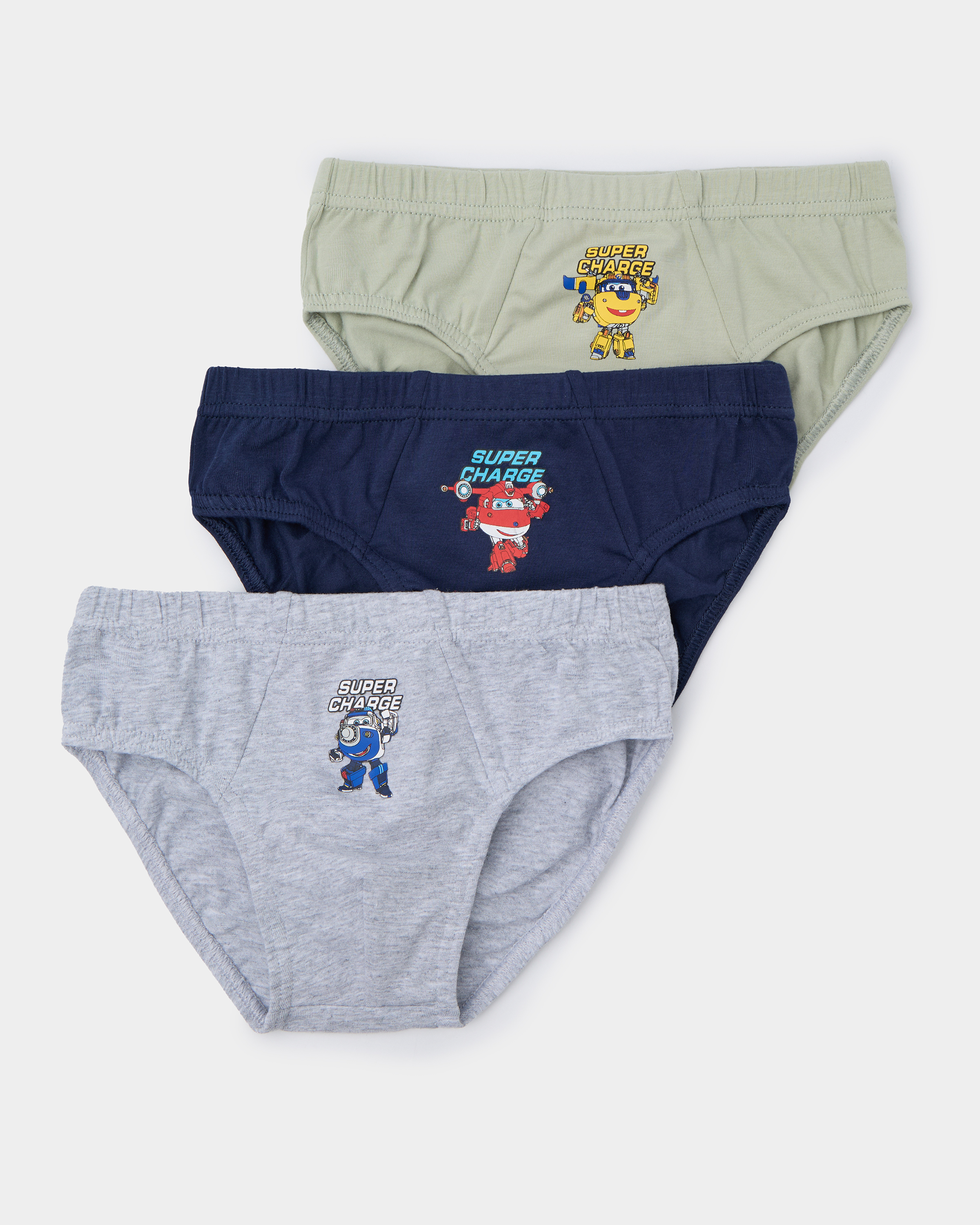 Трусы 3 шт Super Wings S26LC2-4602PZkb-43 - фото 1