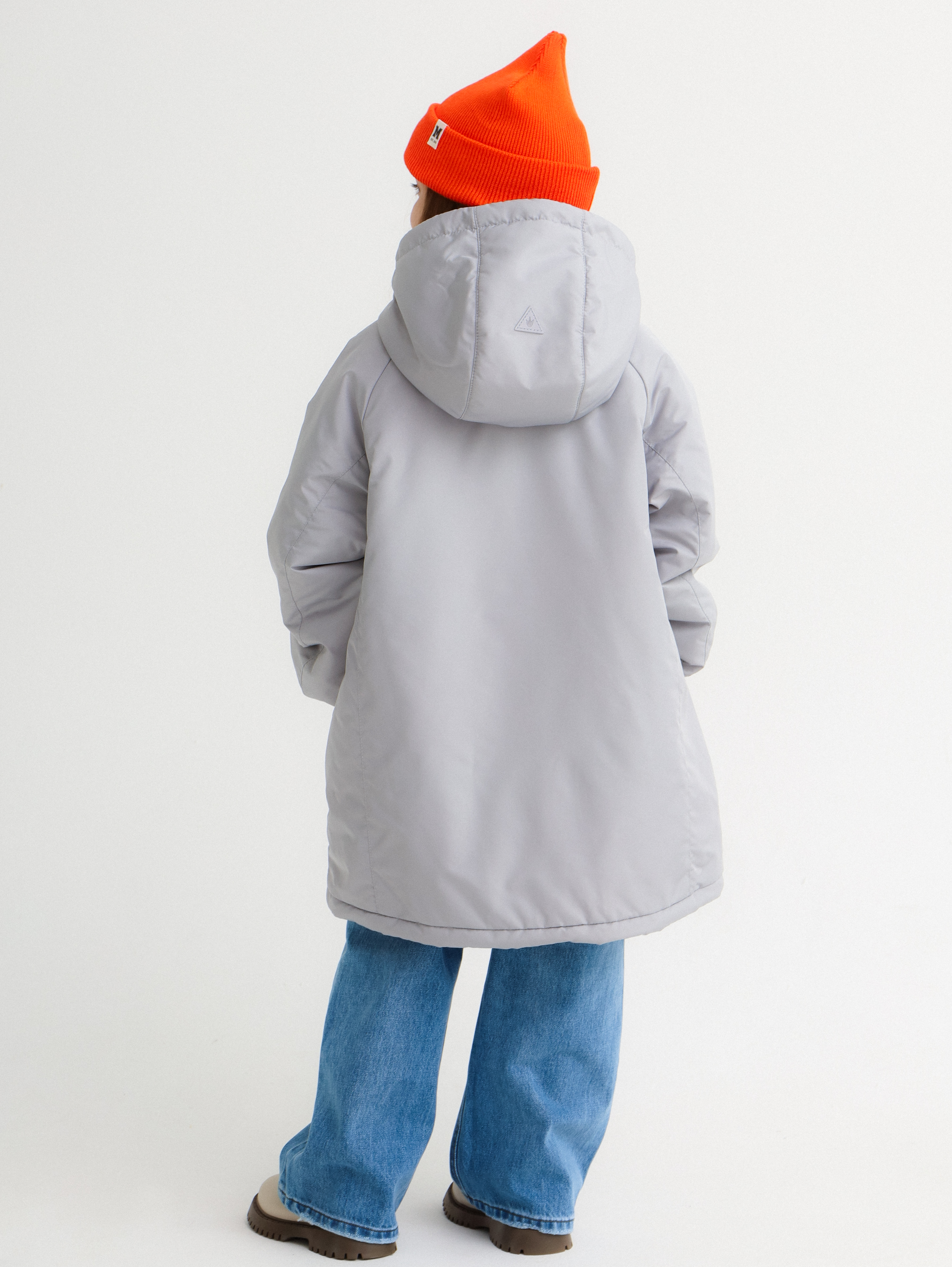 Куртка MINIDINO G-VO-Krt-113/0Куртка демисезонная К2 серая детская - фото 5