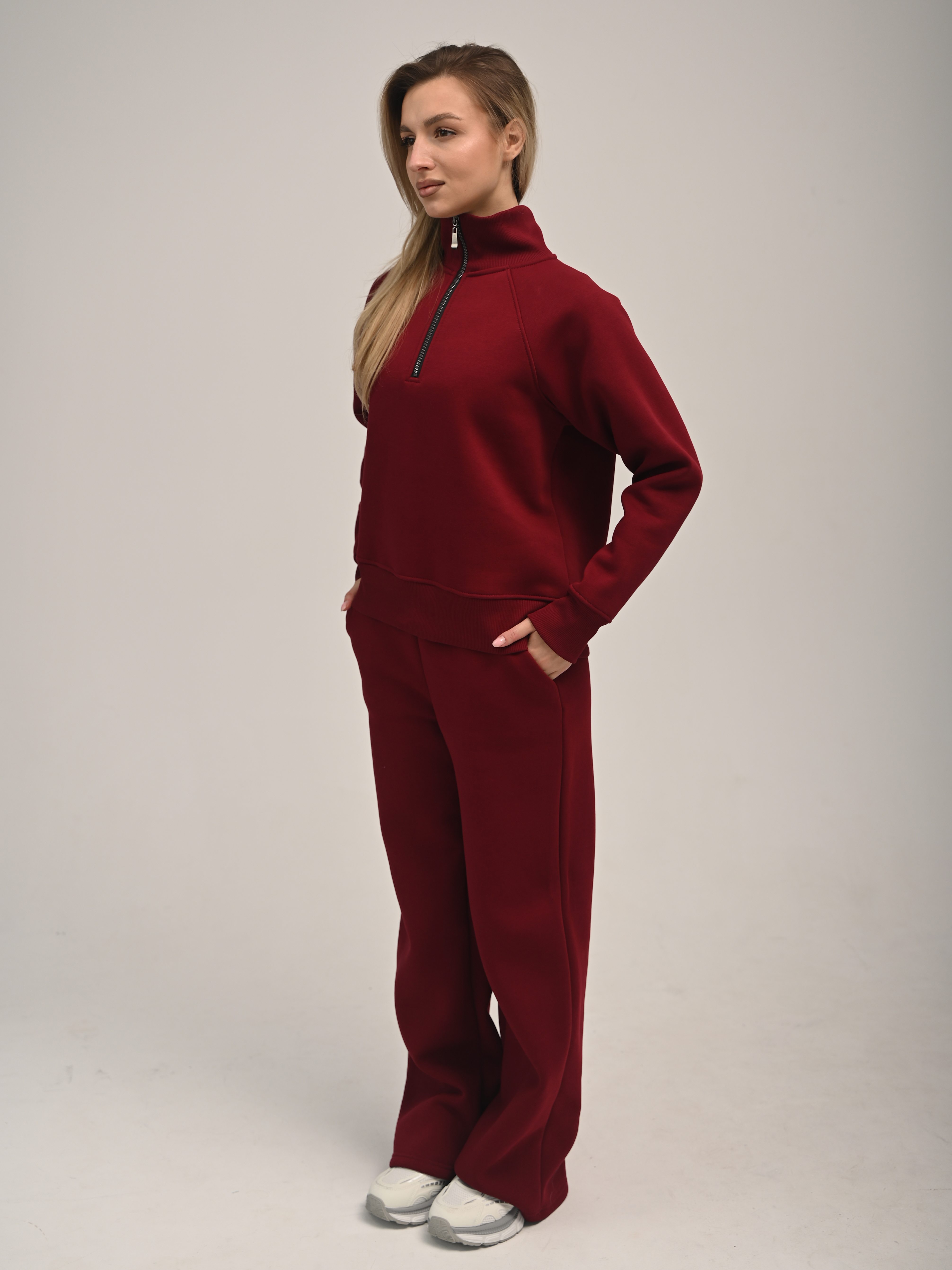 Костюм Агапэ 3058_бордовый - фото 1