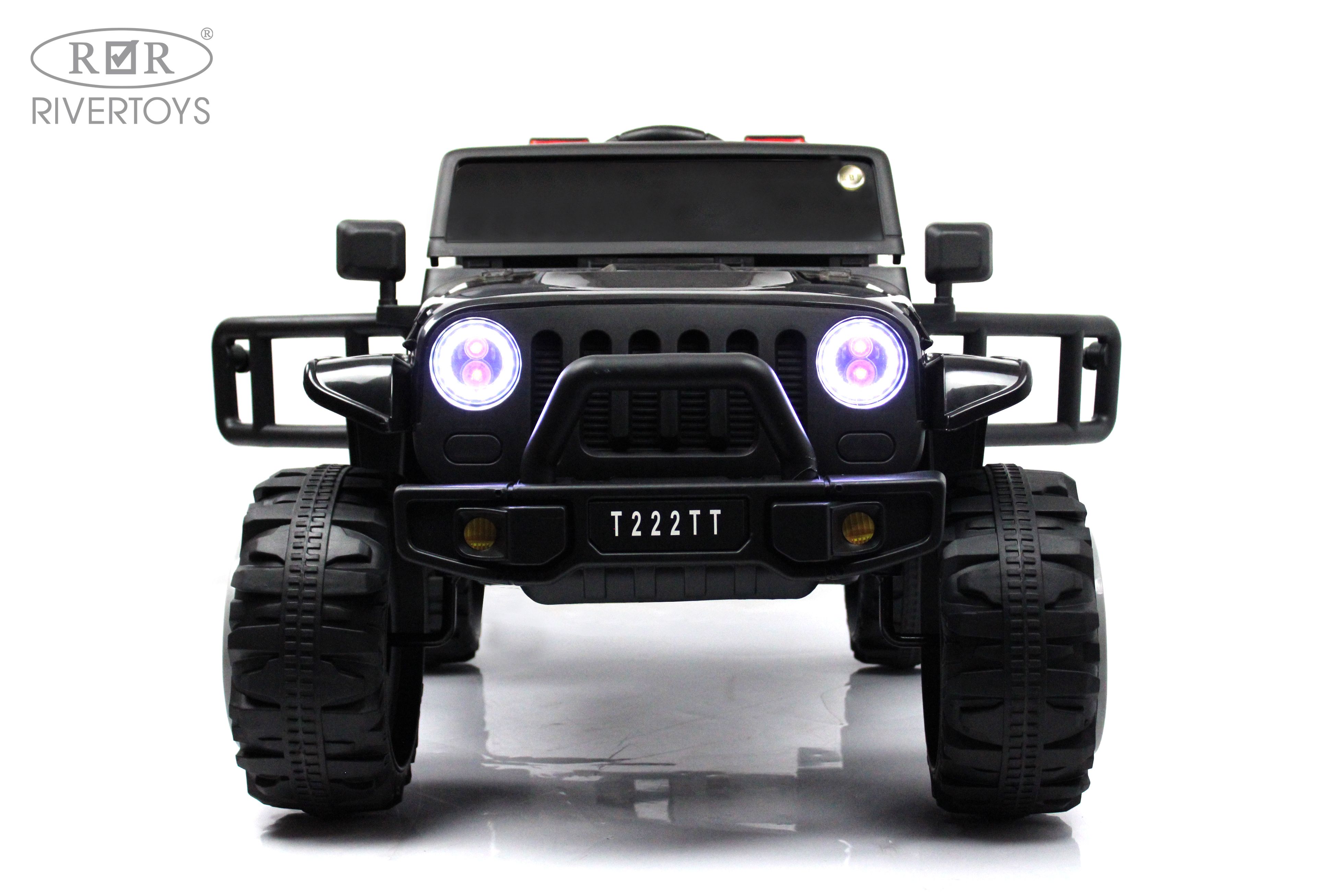 Электромобиль RIVERTOYS T222TT-4WD-BLACK С пультом ДУ - фото 26