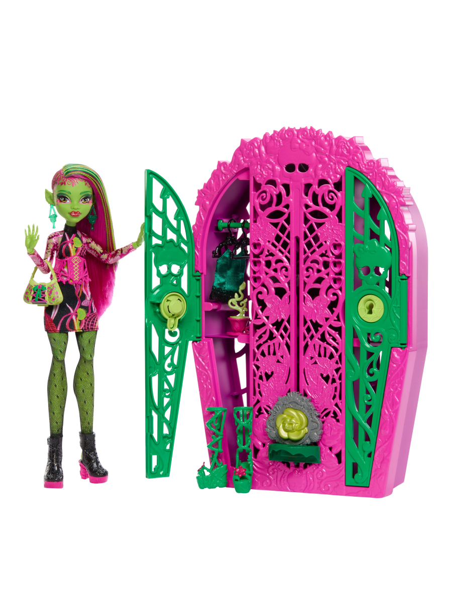 Кукла модельная Monster High Skulltimate Secrets Венера HYT75 - фото 4