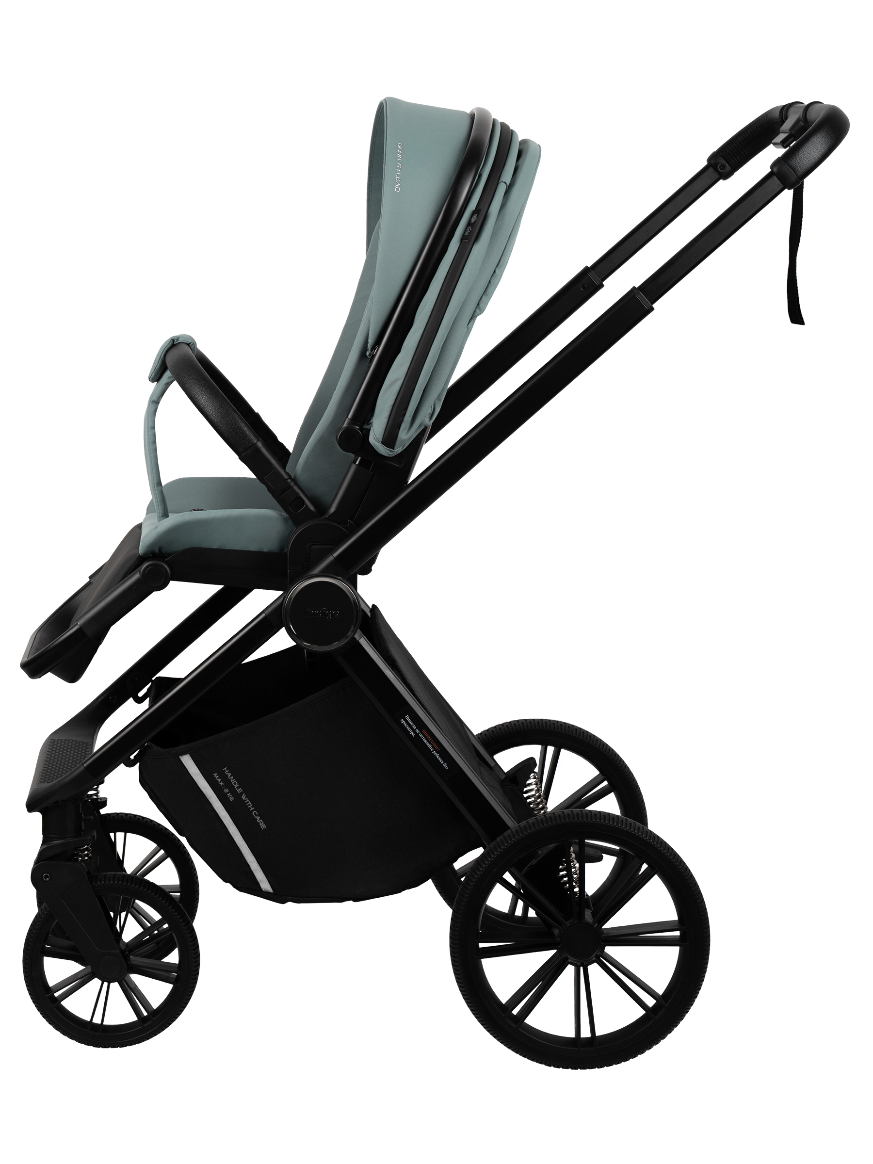 Коляска 2в1 Indigo Sting зеленый - фото 12