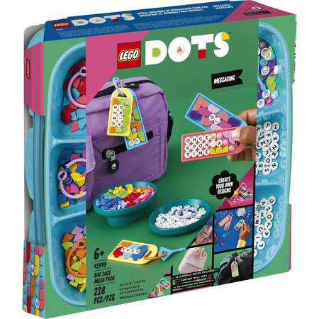 Конструктор LEGO DOTS Набор бирок для сумок блочный