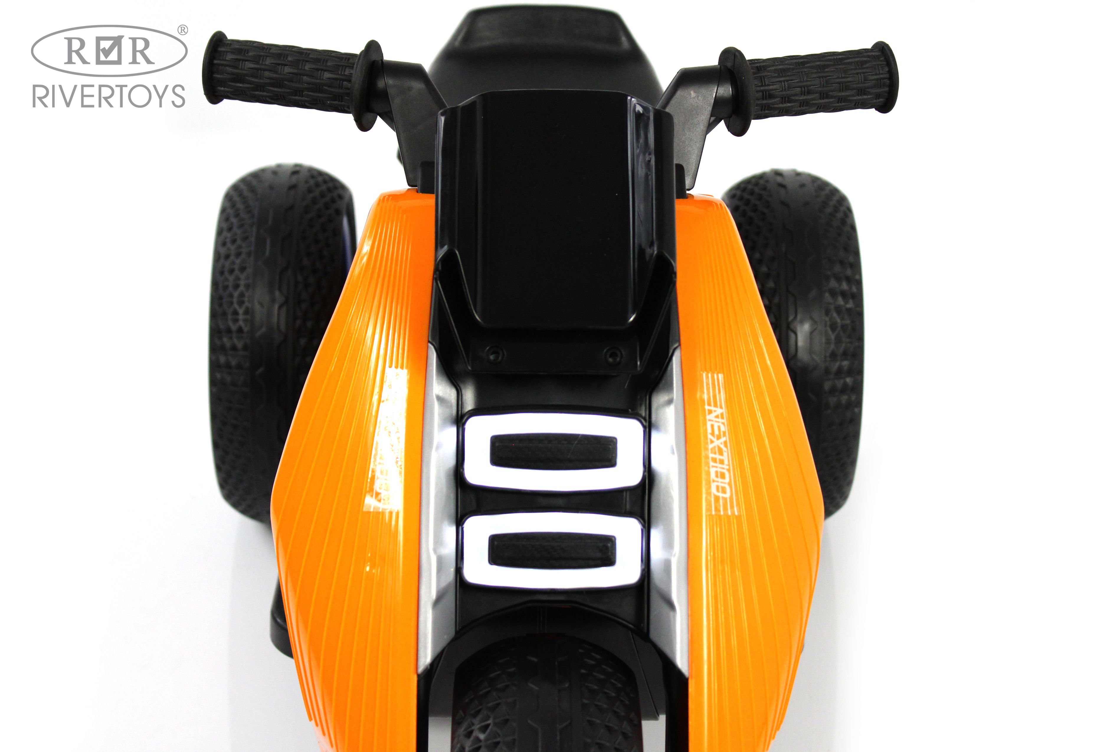 Электромобиль RIVERTOYS K333PX-ORANGE - фото 5