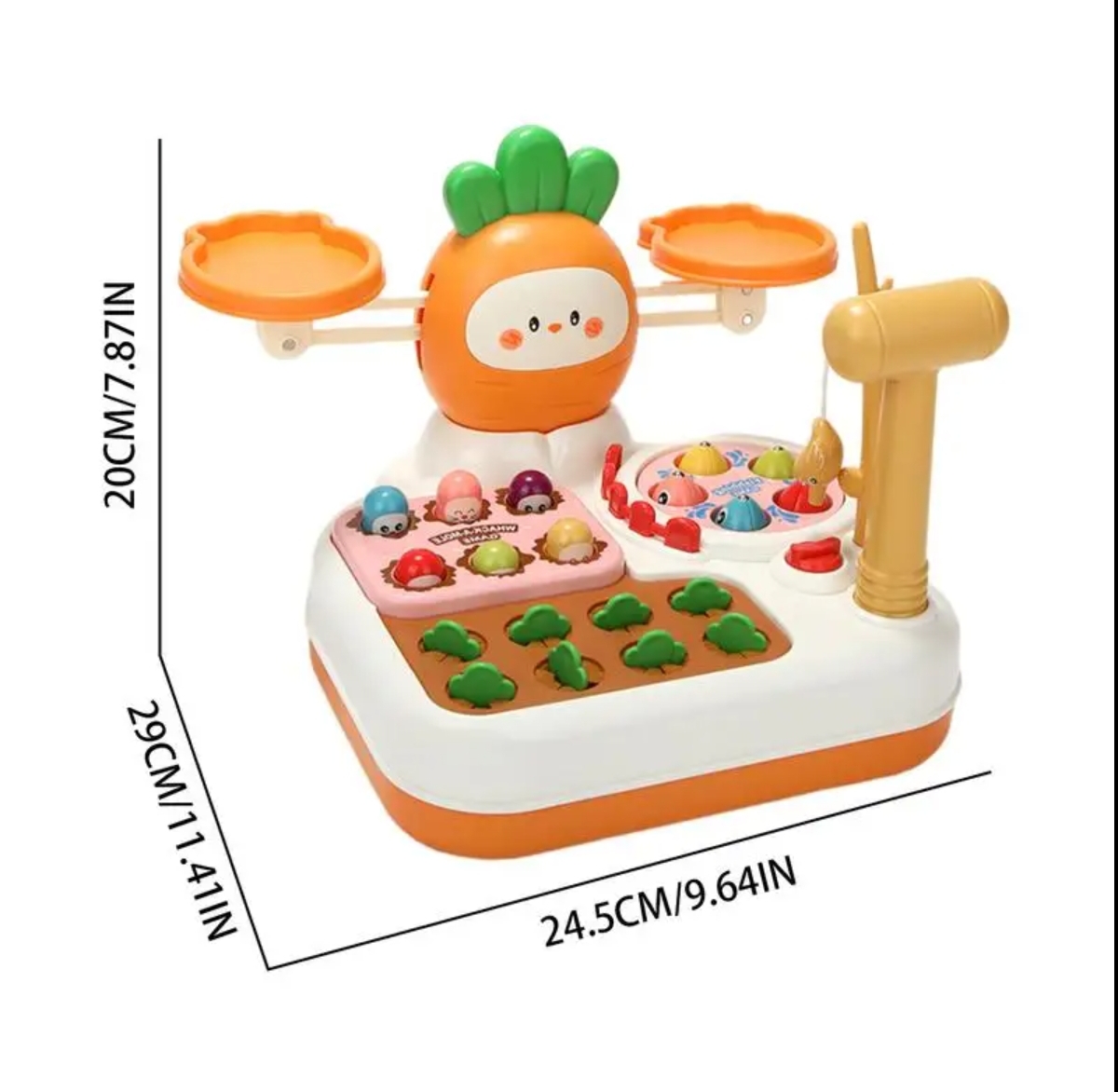Игрушка BalaToys сортер Морковка Монтессори - фото 8