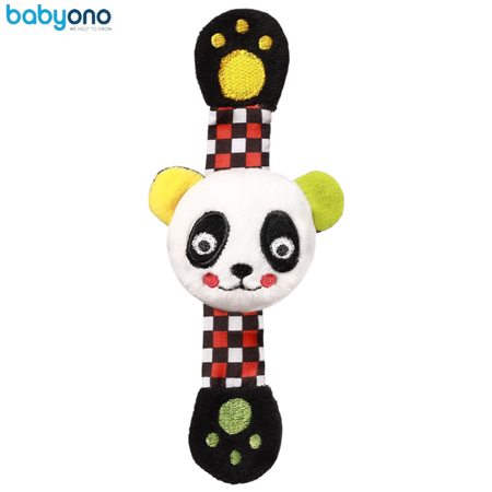 Игрушка Babyono погремушка Panda Archie в ассортименте