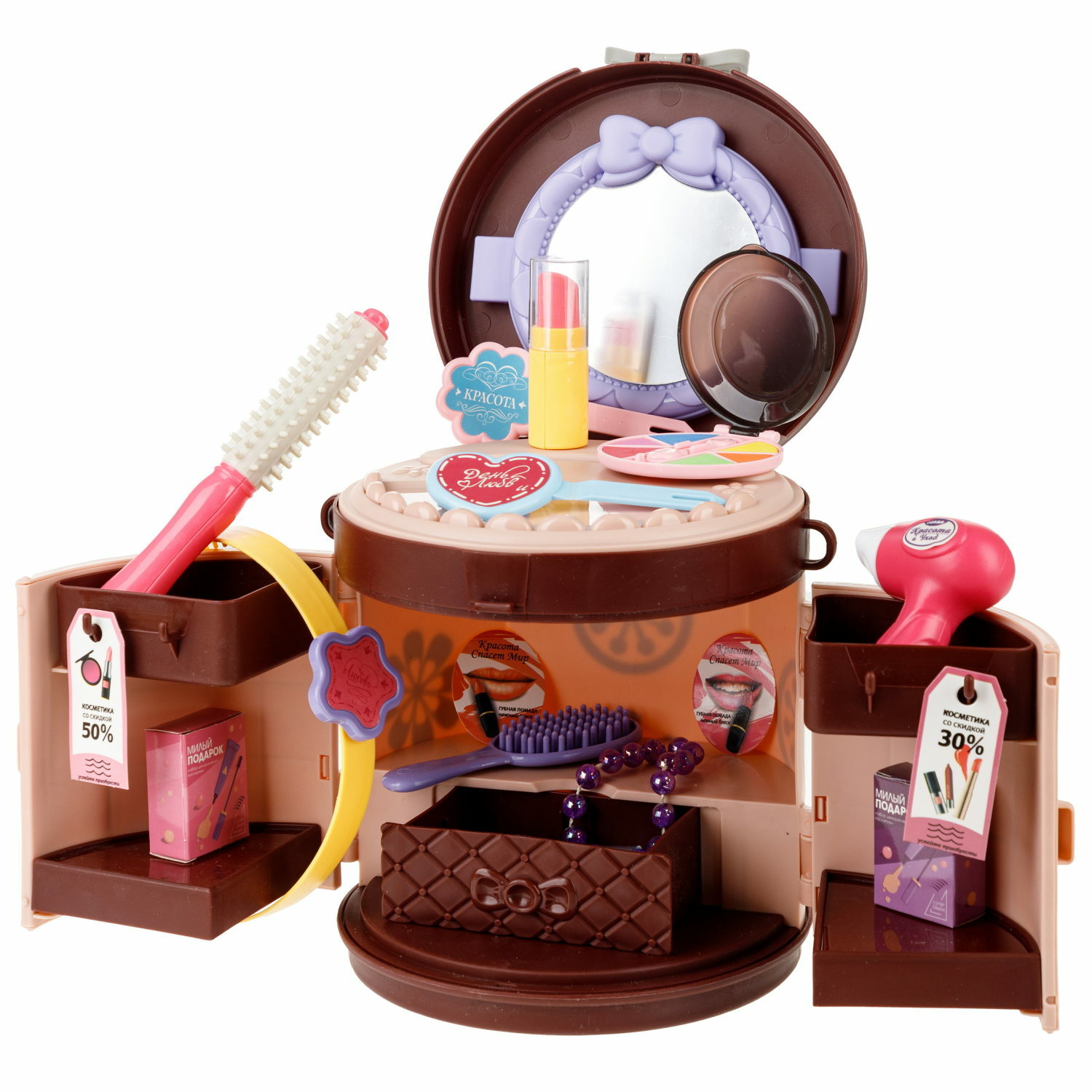 Игрушка 1TOY фен, туалетный столик - фото 1