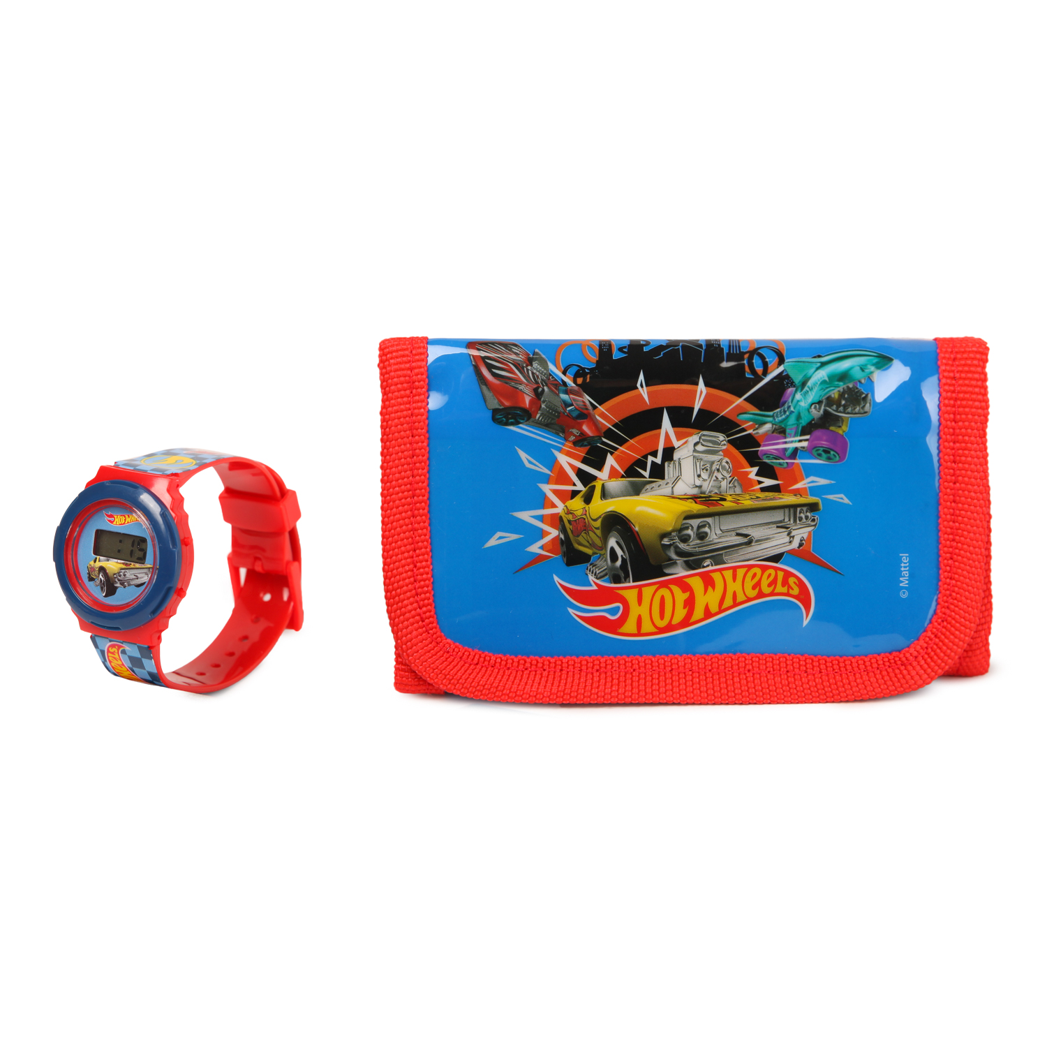 Набор Hot Wheels часы+кошелек HW0055 - фото 1