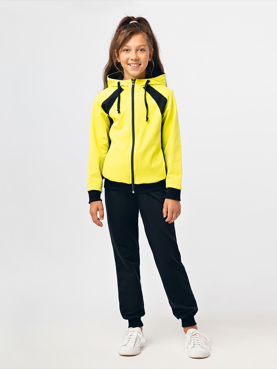 Спортивный костюм RODOS М-258/темно-синий_желтый - фото 2