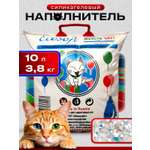 Наполнитель Экософт 10 л силикагелевый, впитывающий