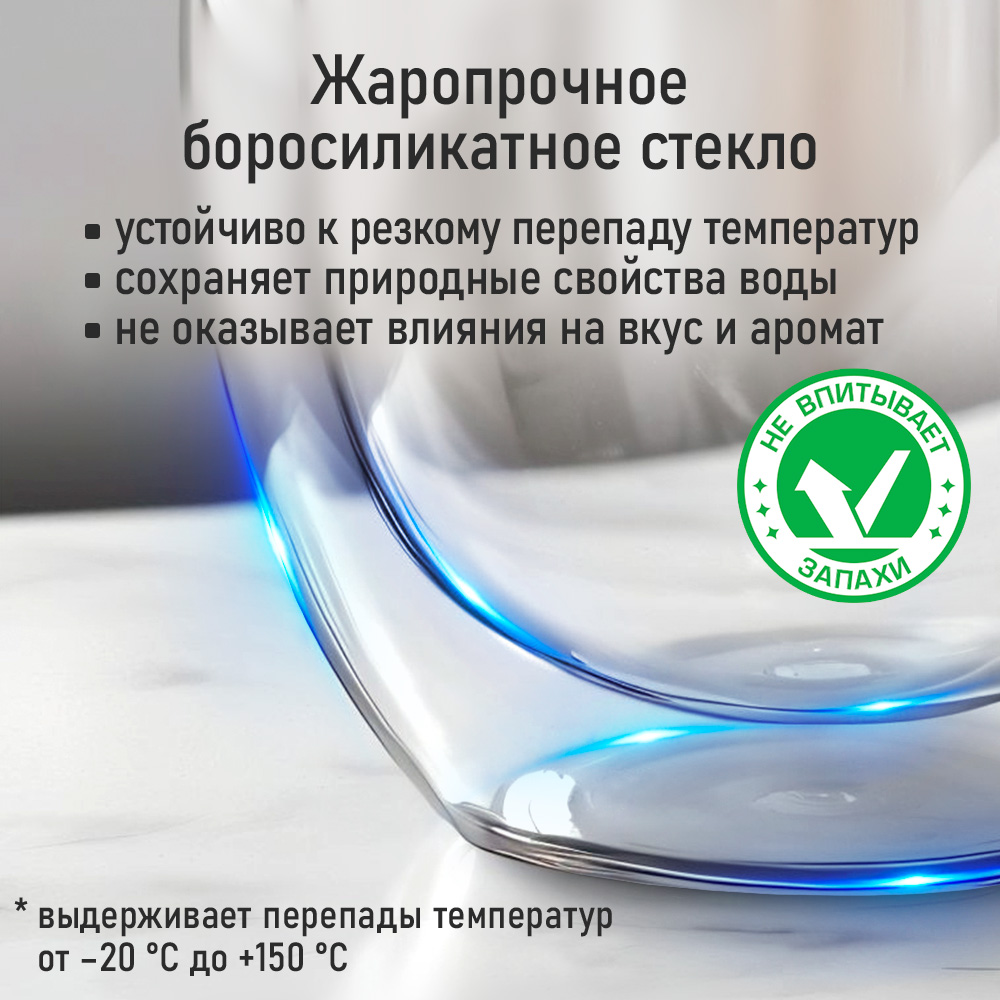 Прозрачные кружки MARTA MT-GD3906B - фото 5