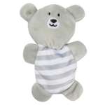 Игрушка для собак Barbaks Мишка Макар мягкий с пищалкой 12х*10.3см