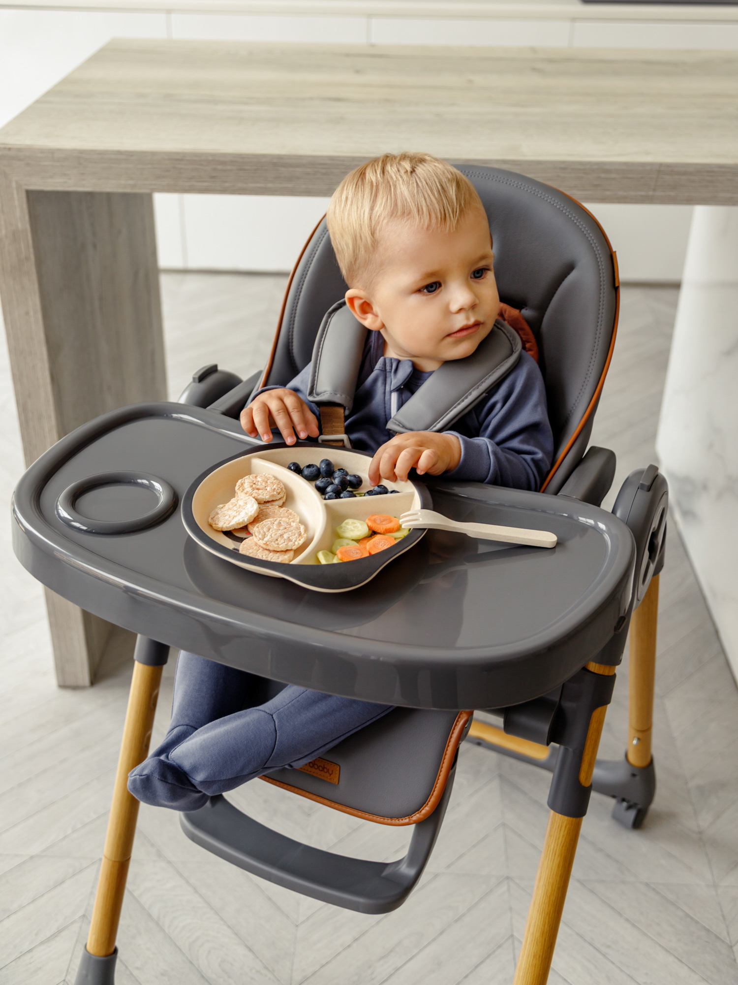 Стульчик для кормления Amarobaby Elegant классический - фото 21