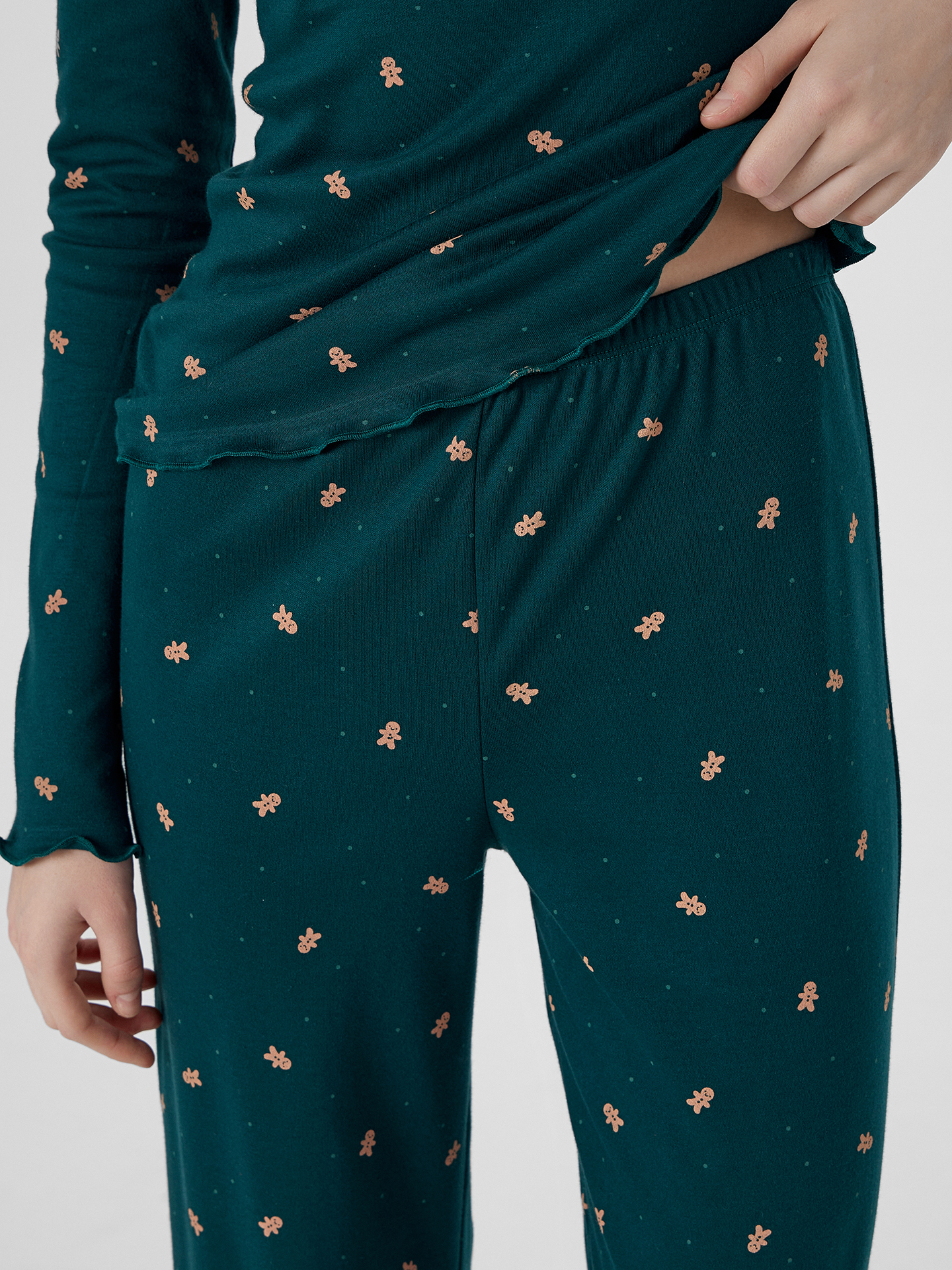 Пижама Mark Formelle (Марк Формэль) 592624/печеньки на т.зеленом - фото 10