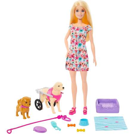 Кукла модельная Barbie Барби и ее собака