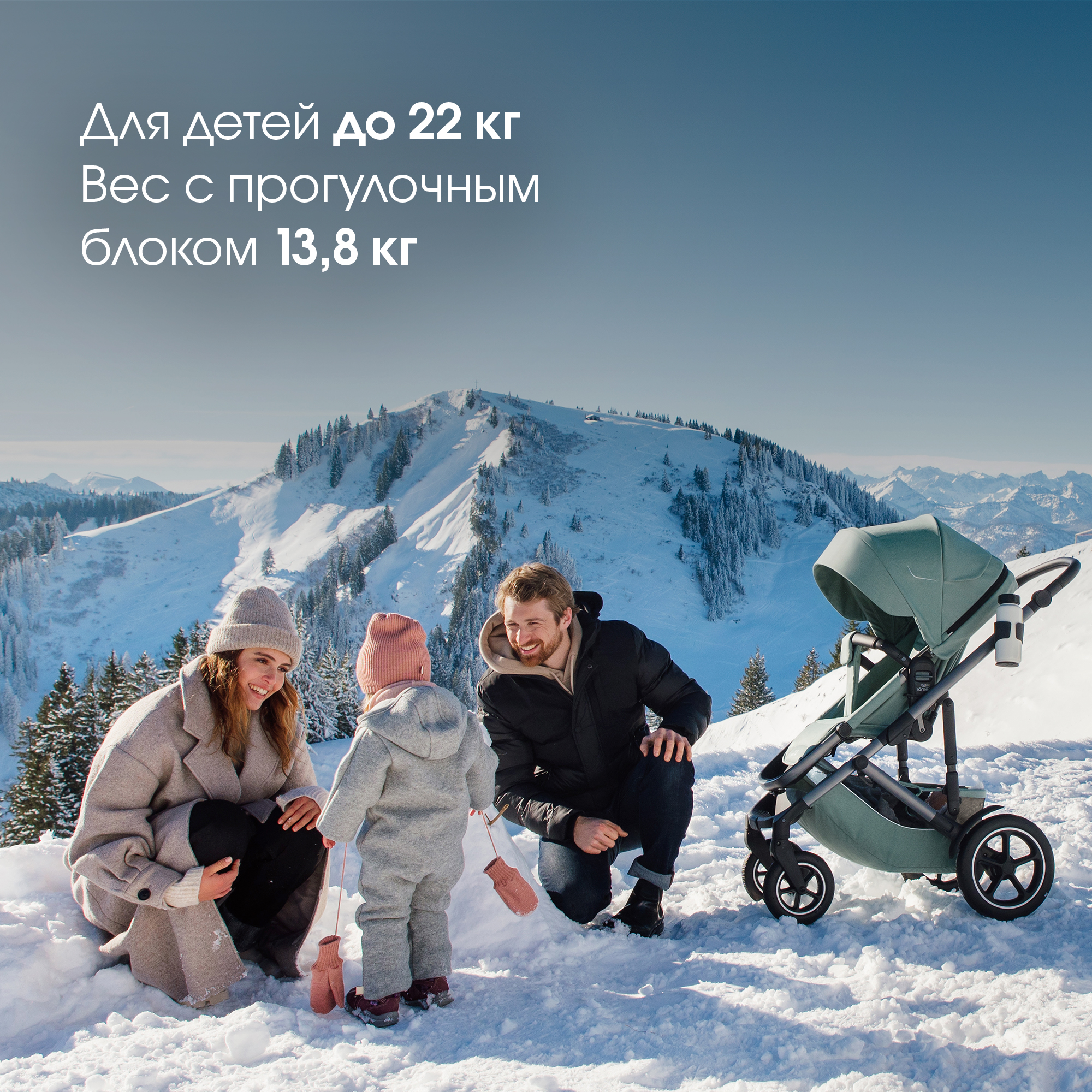 Коляска 2в1 Britax Roemer Smile 5Z Style Harbor Blue 0+ бирюзовый - фото 6
