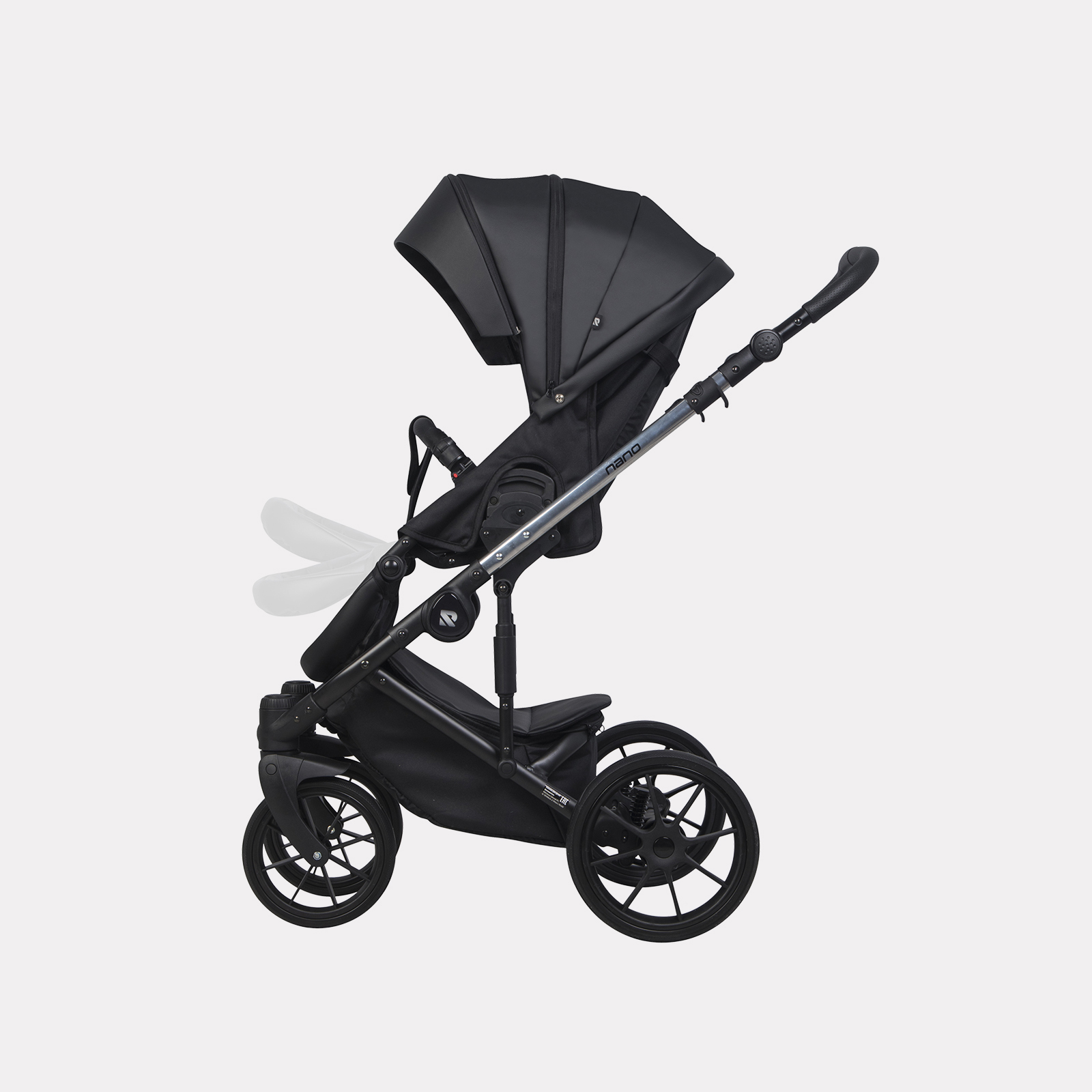Коляска 2в1 Riko Nano Thermo черный - фото 14
