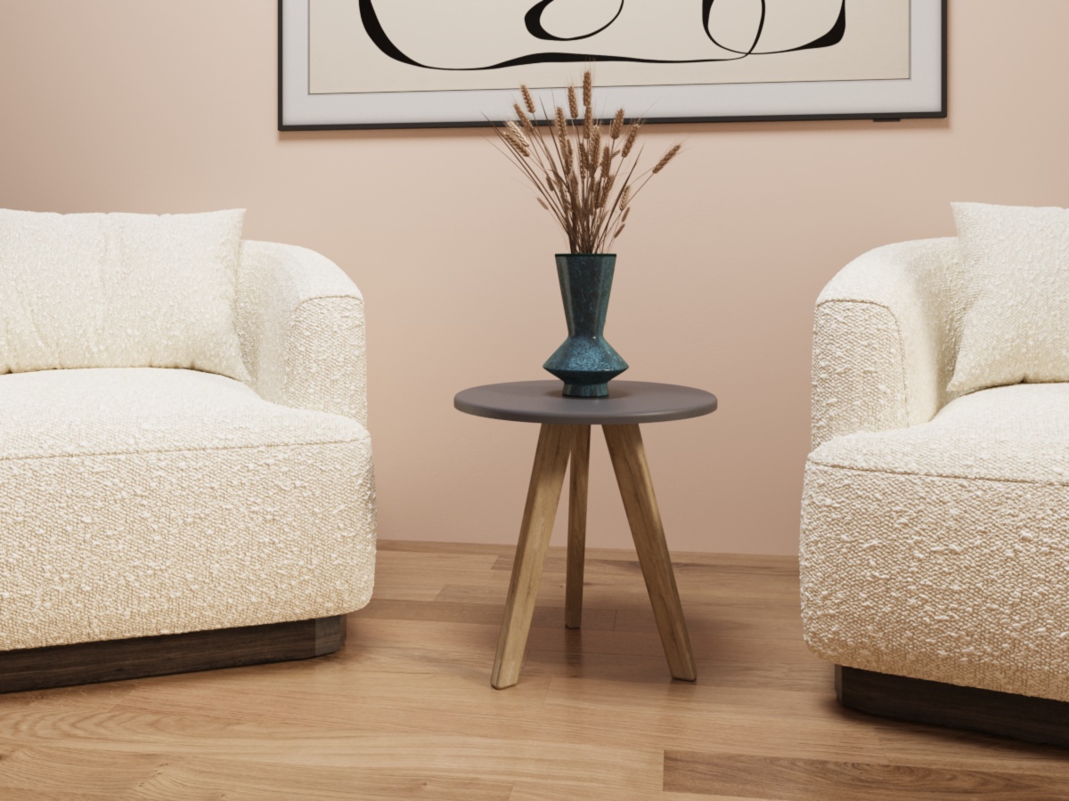 Стол журнальный SLINE Лиам Графит - фото 9