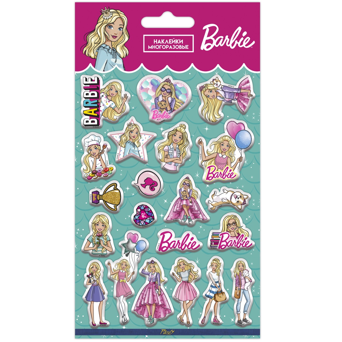Наклейки PRIORITY Барби - фото 2
