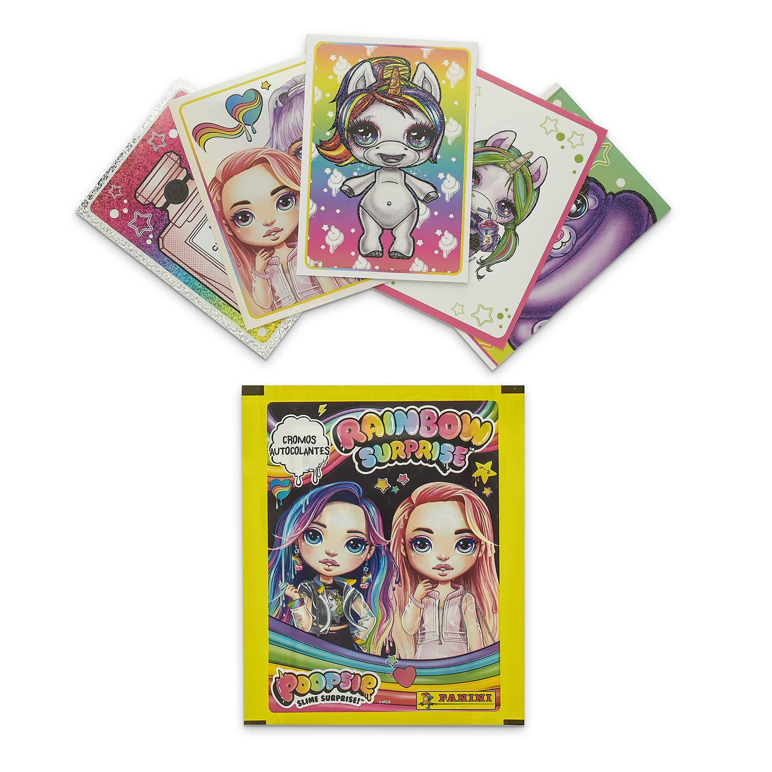 Набор для творчества Panini Poopsie rainbow декорирование наклейками - фото 4