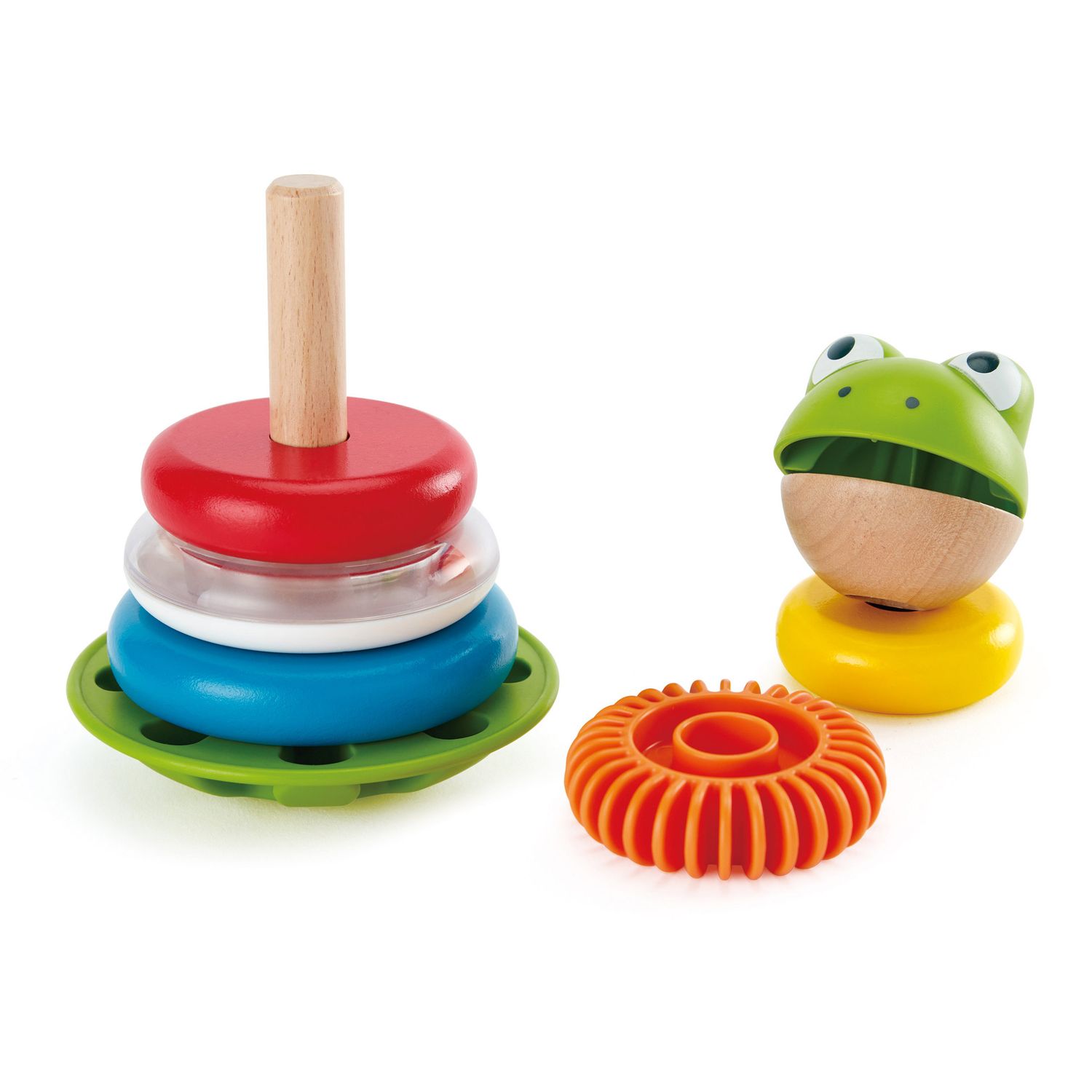 Игрушка Hape пирамидка Мистер Лягушка - фото 3