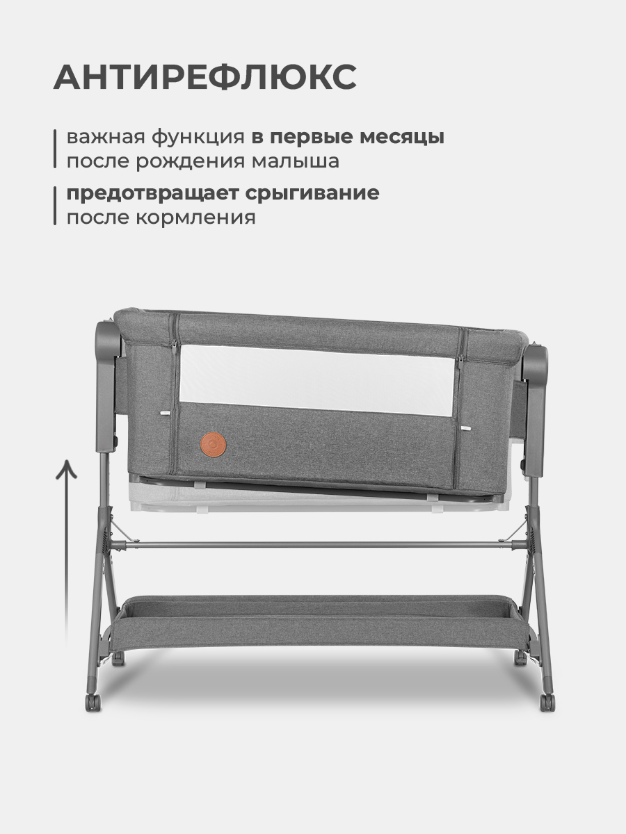 Колыбель Lionelo Leonie Plus Grey Stone - фото 6