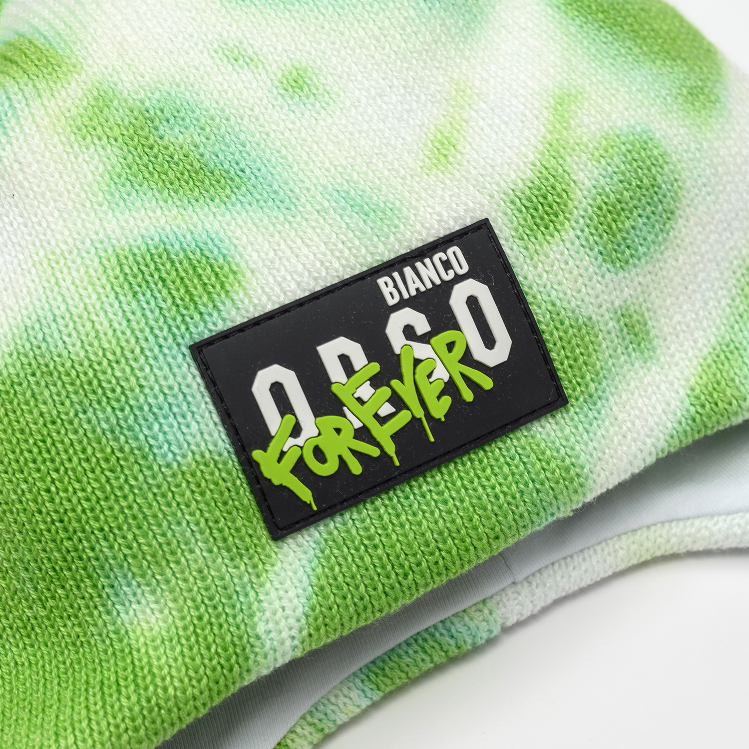 Шапка Orso Bianco 01724-32_ярк.зеленый тай-дай - фото 3