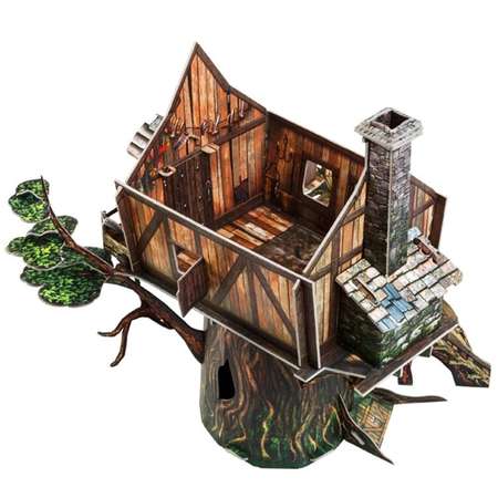 Игрушка из картона Умная бумага Хижина отшельника 565