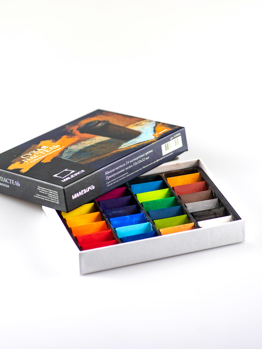 Пастель сухая Малевичъ 24 шт. - фото 3